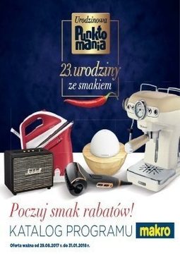 Gazetka promocyjna Makro Cash&Carry, ważna od 29.08.2017 do 31.01.2018.