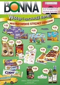 Gazetka promocyjna Bonna, ważna od 01.09.2017 do 30.09.2017.