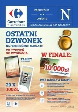 Gazetka promocyjna Carrefour, ważna od 06.09.2017 do 02.10.2017.