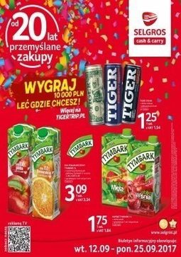 Gazetka promocyjna Selgros Cash&Carry, ważna od 12.09.2017 do 25.09.2017.