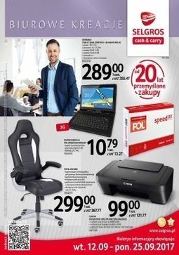 Gazetka promocyjna Selgros Cash&Carry, ważna od 12.09.2017 do 25.09.2017.