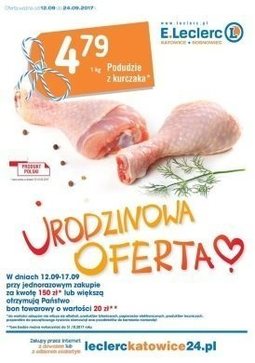 Gazetka promocyjna E.Leclerc, ważna od 12.09.2017 do 24.09.2017.