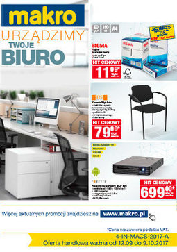 Gazetka promocyjna Makro Cash&Carry, ważna od 12.09.2017 do 25.09.2017.