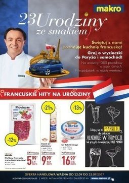 Gazetka promocyjna Makro Cash&Carry, ważna od 12.09.2017 do 25.09.2017.
