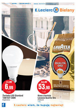 Gazetka promocyjna E.Leclerc, ważna od 12.09.2017 do 24.09.2017.