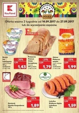 Gazetka promocyjna Kaufland, ważna od 14.09.2017 do 27.09.2017.