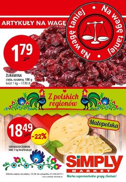 Gazetka promocyjna Simply Market, ważna od 15.09.2017 do 21.09.2017.