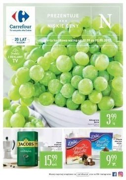 Gazetka promocyjna Carrefour, ważna od 20.09.2017 do 02.10.2017.