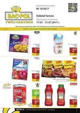 Gazetka promocyjna Bać-Pol, ważna od 18.09.2017 do 30.09.2017.