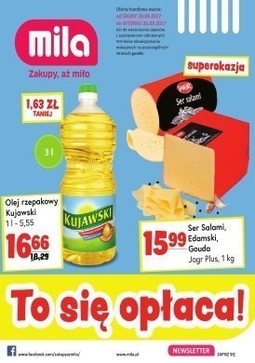 Gazetka promocyjna Mila, ważna od 20.09.2017 do 26.09.2017.