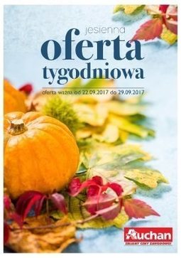 Gazetka promocyjna Auchan, ważna od 22.09.2017 do 29.09.2017.