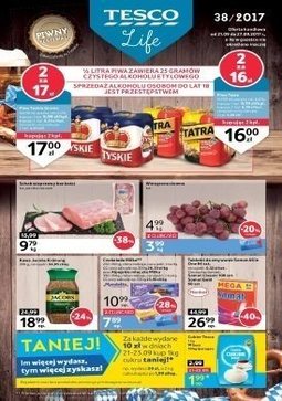 Gazetka promocyjna Tesco, ważna od 21.09.2017 do 27.09.2017.
