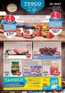 Gazetka promocyjna Tesco, ważna od 21.09.2017 do 27.09.2017.