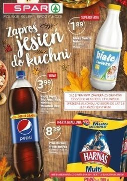 Gazetka promocyjna Spar, ważna od 21.09.2017 do 01.10.2017.