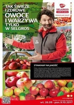 Gazetka promocyjna Selgros Cash&Carry, ważna od 26.09.2017 do 09.10.2017.
