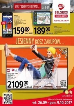 Gazetka promocyjna Selgros Cash&Carry, ważna od 26.09.2017 do 09.10.2017.