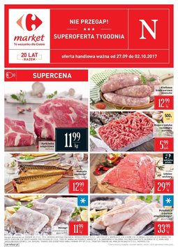Gazetka promocyjna Carrefour, ważna od 27.09.2017 do 02.10.2017.