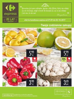 Gazetka promocyjna Carrefour, ważna od 27.09.2017 do 02.10.2017.