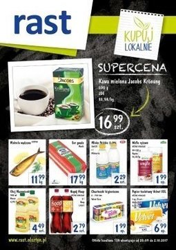 Gazetka promocyjna Rast, ważna od 20.09.2017 do 02.10.2017.