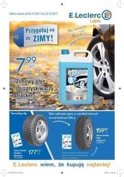 Gazetka promocyjna E.Leclerc, ważna od 09.10.2017 do 22.10.2017.