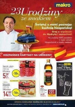 Gazetka promocyjna Makro Cash&Carry, ważna od 10.10.2017 do 23.10.2017.