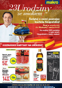 Gazetka promocyjna Makro Cash&Carry, ważna od 10.10.2017 do 23.10.2017.