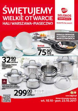 Gazetka promocyjna Selgros Cash&Carry, ważna od 10.10.2017 do 23.10.2017.