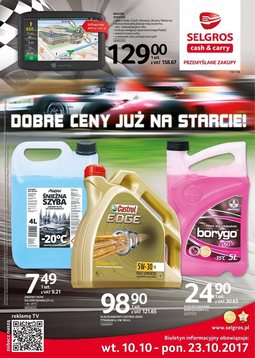 Gazetka promocyjna Selgros Cash&Carry, ważna od 10.10.2017 do 23.10.2017.