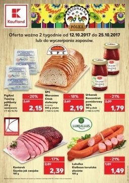 Gazetka promocyjna Kaufland, ważna od 12.10.2017 do 25.10.2017.