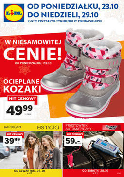 Gazetka promocyjna Lidl, ważna od 23.10.2017 do 29.10.2017.