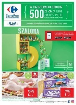 Gazetka promocyjna Carrefour, ważna od 18.10.2017 do 23.10.2017.