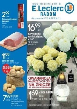 Gazetka promocyjna E.Leclerc, ważna od 17.10.2017 do 29.10.2017.