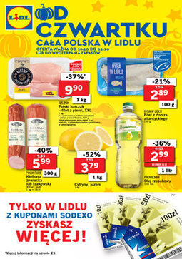 Gazetka promocyjna Lidl, ważna od 19.10.2017 do 22.10.2017.