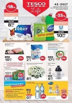 Gazetka promocyjna Tesco, ważna od 19.10.2017 do 25.10.2017.