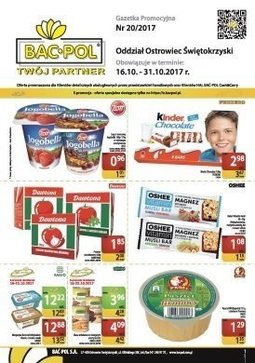Gazetka promocyjna Bać-Pol, ważna od 16.10.2017 do 31.10.2017.