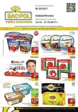 Gazetka promocyjna Bać-Pol, ważna od 16.10.2017 do 31.10.2017.