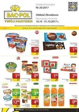 Gazetka promocyjna Bać-Pol, ważna od 16.10.2017 do 31.10.2017.