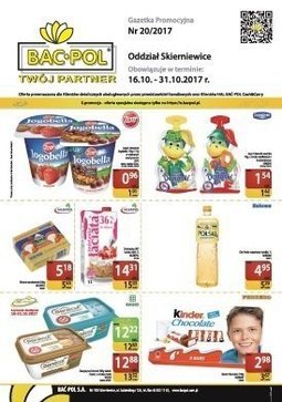Gazetka promocyjna Bać-Pol, ważna od 16.10.2017 do 31.10.2017.