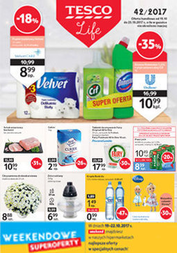 Gazetka promocyjna Tesco, ważna od 19.10.2017 do 25.10.2017.