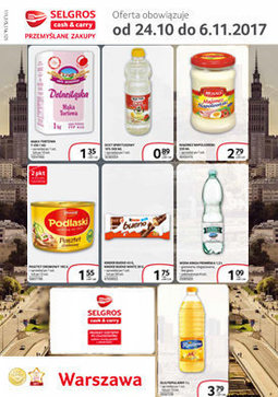 Gazetka promocyjna Selgros Cash&Carry, ważna od 24.10.2017 do 11.11.2017.