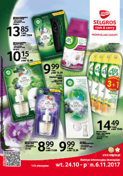 Gazetka promocyjna Selgros Cash&Carry, ważna od 24.10.2017 do 06.11.2017.
