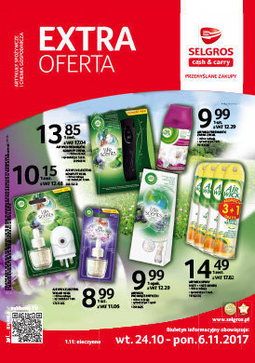 Gazetka promocyjna Selgros Cash&Carry, ważna od 24.10.2017 do 06.11.2017.