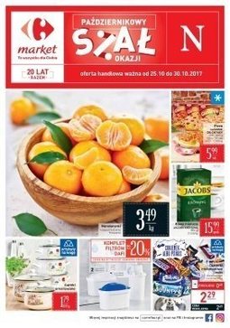 Gazetka promocyjna Carrefour Market, ważna od 25.10.2017 do 30.10.2017.